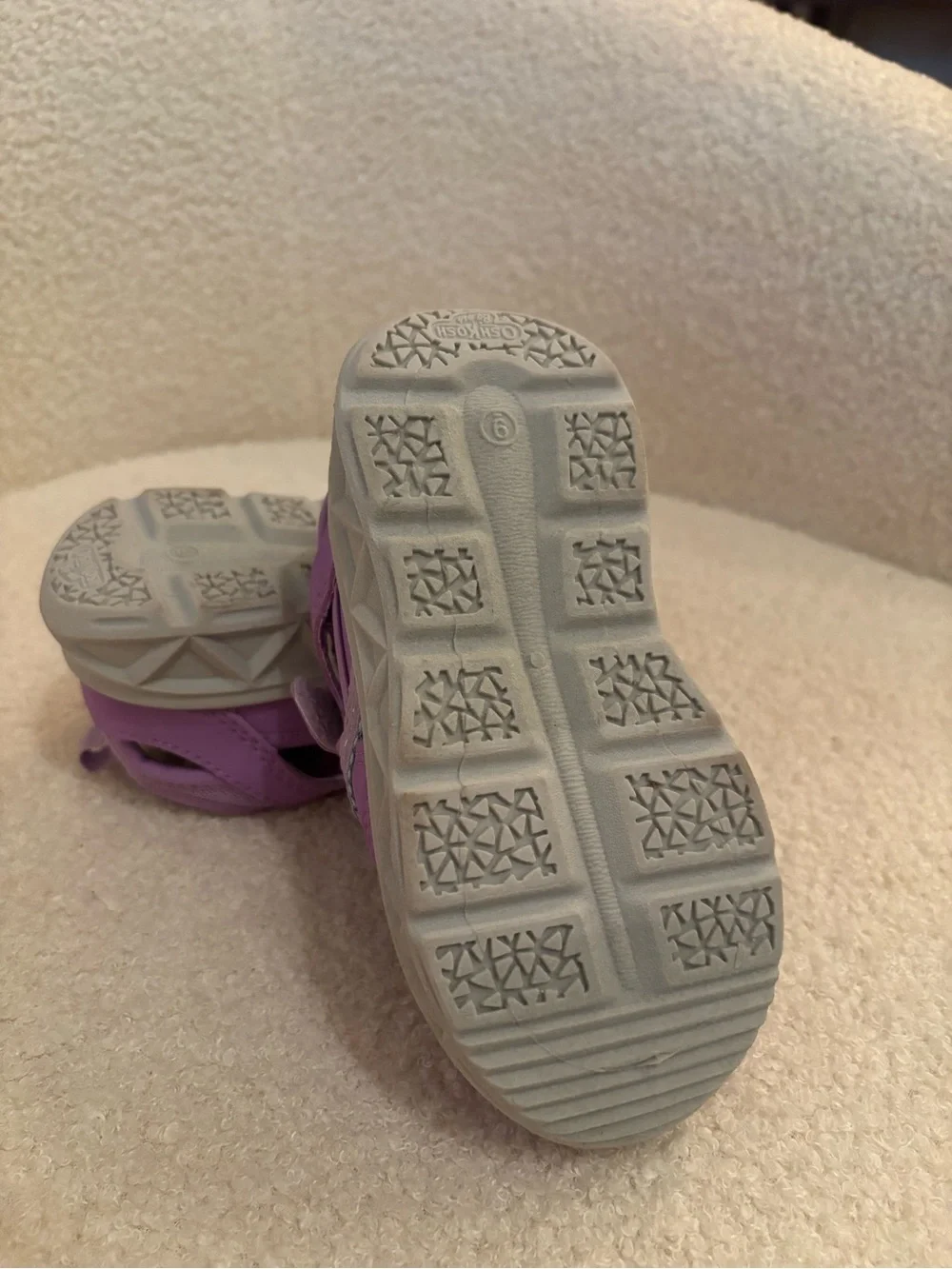 OshKosh B'gosh Lavender Purple Kids' Sneakers with Teal Accents